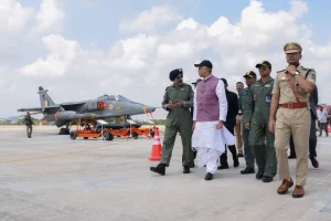 Air Force Officer with Governor