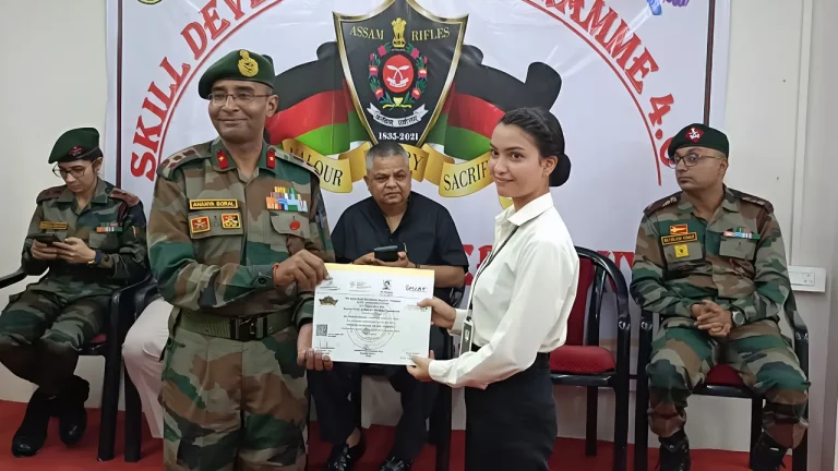 Assam Rifles Provides Skill Training to 56 Youths in Manipur