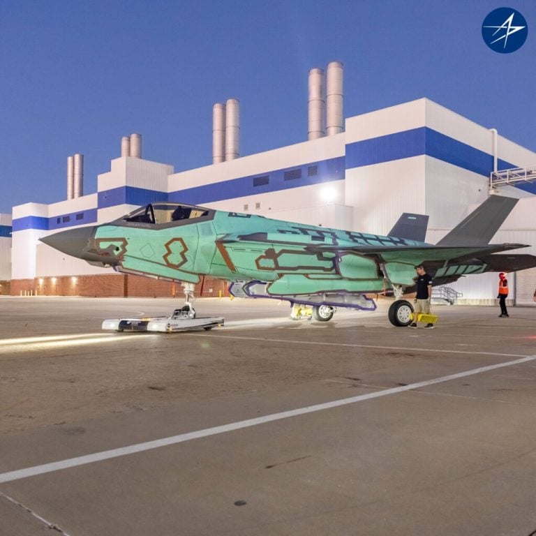 Finland's First F-35A Lightning II Aircraft Completes Final Assembly in Texas