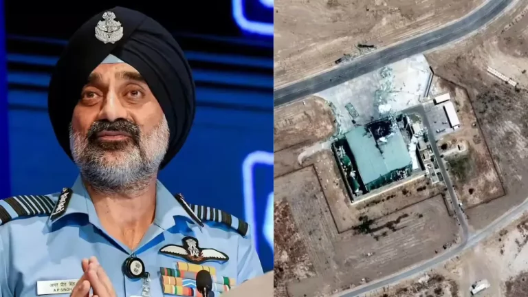 Air Chief Marshal AP Singh and Destroyed Pak Base