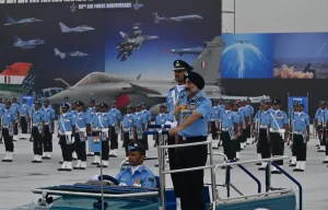 Air Chief Marshal AP Singh at Hindon Airport
