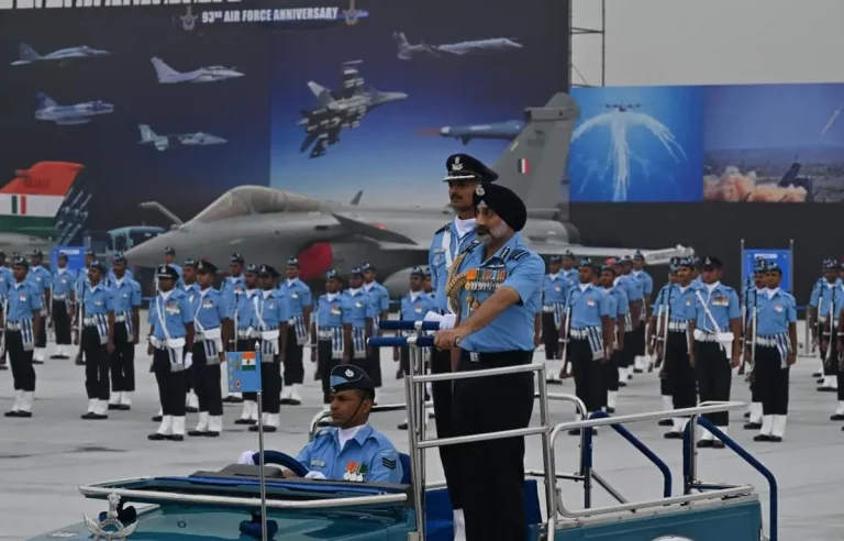 Air Chief Marshal AP Singh at Hindon Airport
