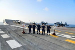 Indian and UK Navy Officers