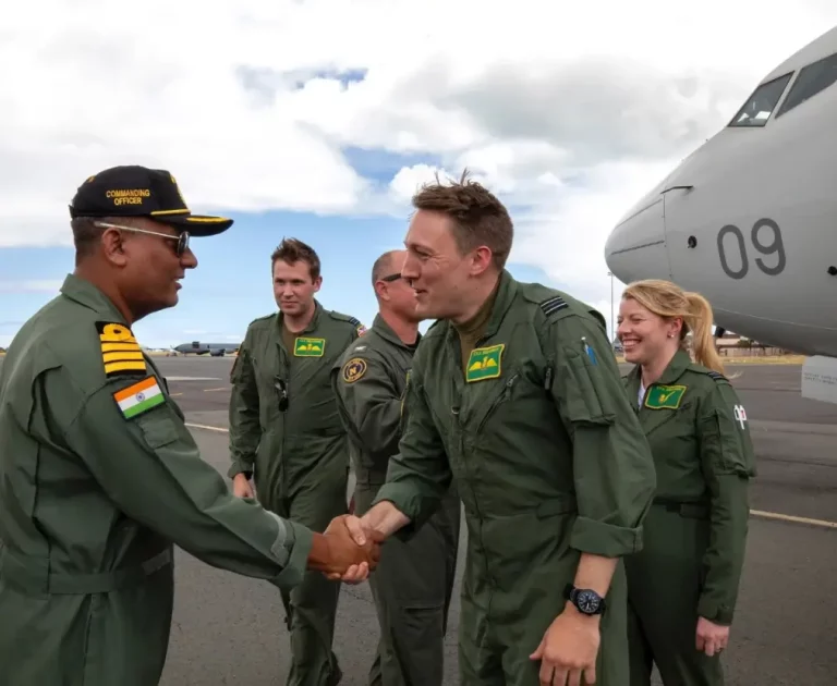 IAF and UK Air Force Officers