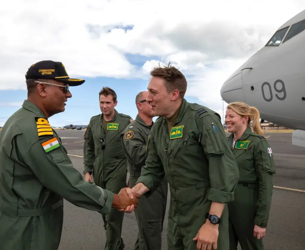 IAF and UK Air Force Officers