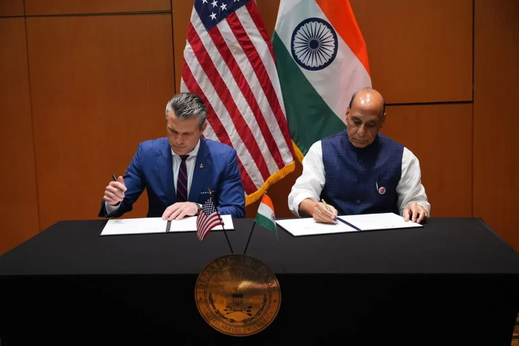 India And US Sign 10 Year Defence Framework Agreement To Strengthen india-and-us-sign-10-year-defence-framework-agreement-to-strengthen