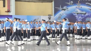Full Dress Rehersal by Air Force Officers