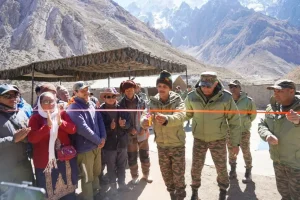 Army Officer Cutting Ribbon