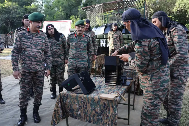 Lieutenant General Rajesh Pushkar Reviews Operational Preparedness of Black Arrow Brigade Under Kharga Corps