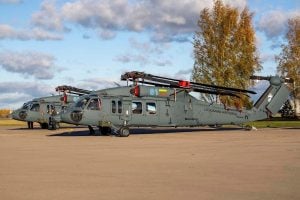 Lithuania Receives First Two UH-60 Black Hawk Helicopters from the US