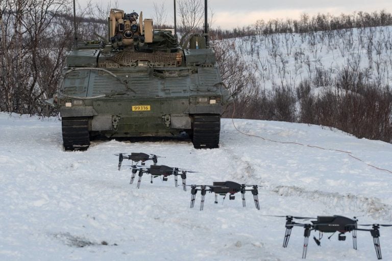 Norwegian Army Receives First Valkyrie Drone Swarm from Six Robotics
