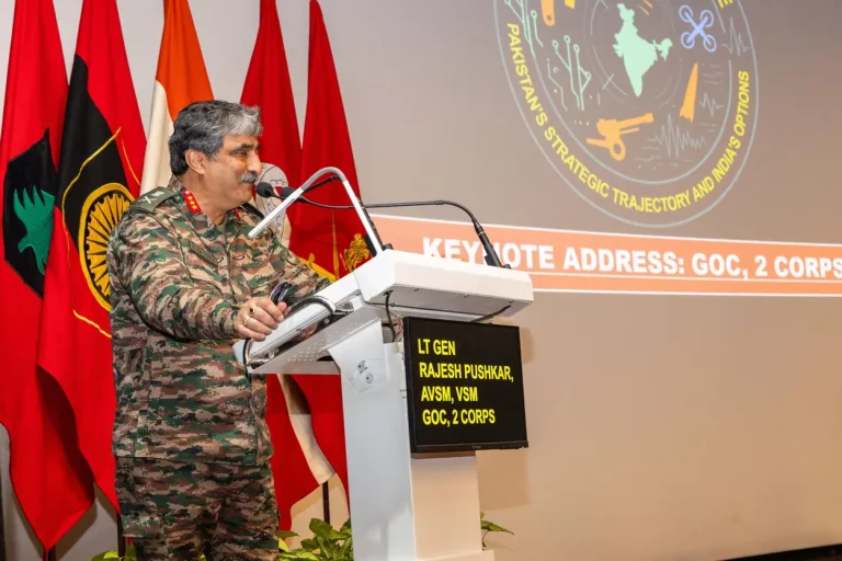 Lt Gen Rajesh Pushkar Leads Strategic Deliberations on Pakistan’s Trajectory and India’s Options