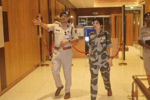 IG Sonia Narang at Cochin Airport