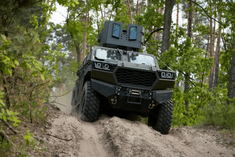 Ukraine's Next-Gen Armored Vehicle Shrugs Off Triple Drone Strikes