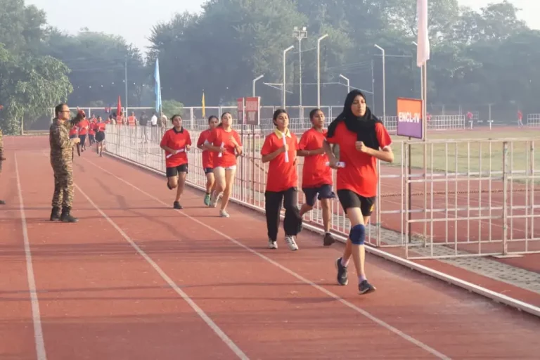 Women Agniveer Aspirants Running