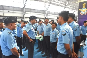 Air Marshal B Manikantan Reviews Operational Readiness at Air Force Station Gorakhpur; Inaugurates 1 MW Solar Power Plant