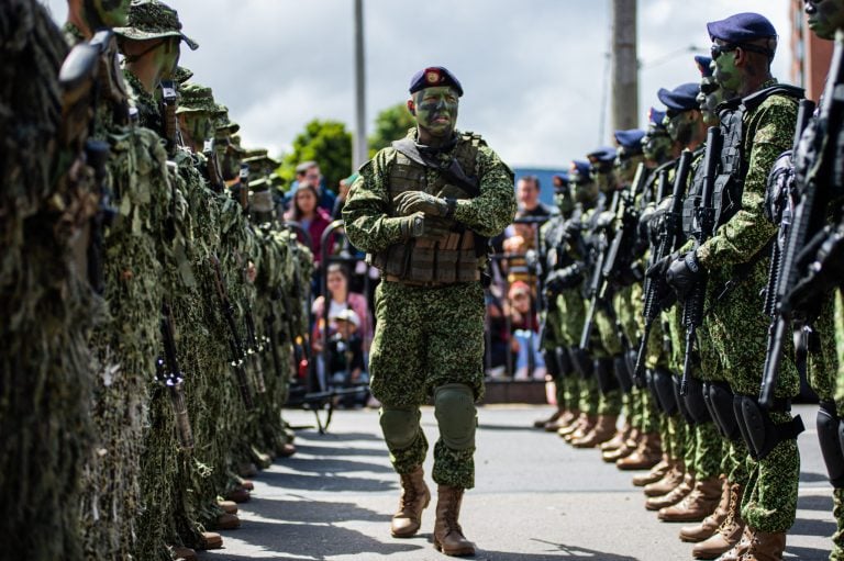 Colombia military kills nine guerrilla fighters in bombing near Venezuelan border