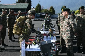 General Upendra Dwivedi Visits Black Cat Division in Sikkim