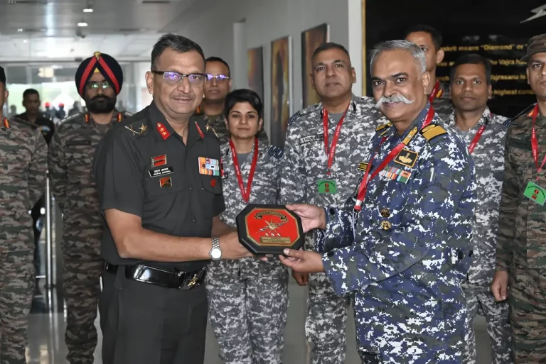 Higher Defence Management Course 21 visited the Headquarters of Sapta Shakti Command