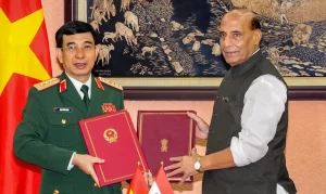 Defence Minister and Vietnam Officer