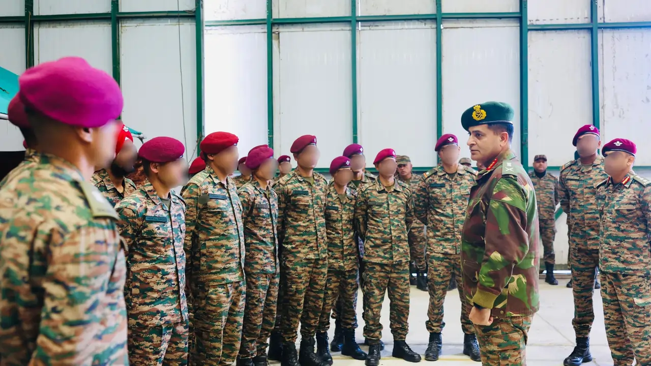 Lt Gen Gambhir Singh Flags Off Mount Kangto Expedition by Gajraj Corps