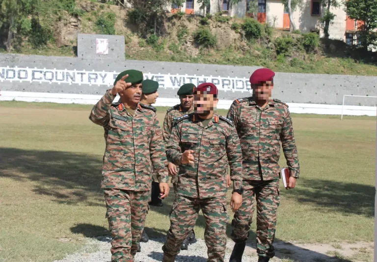 Lt Gen Manoj Kumar Katiyar Visits Nahan Military Station