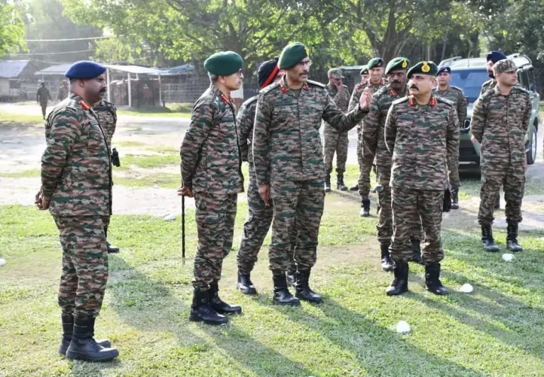 Lt Gen RC Tiwari With Other Officers 1