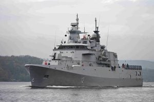 Naval Vessels Lürssen Initiates Sea Trials for Bulgaria's First Multipurpose Modular Patrol Vessel Hrabri