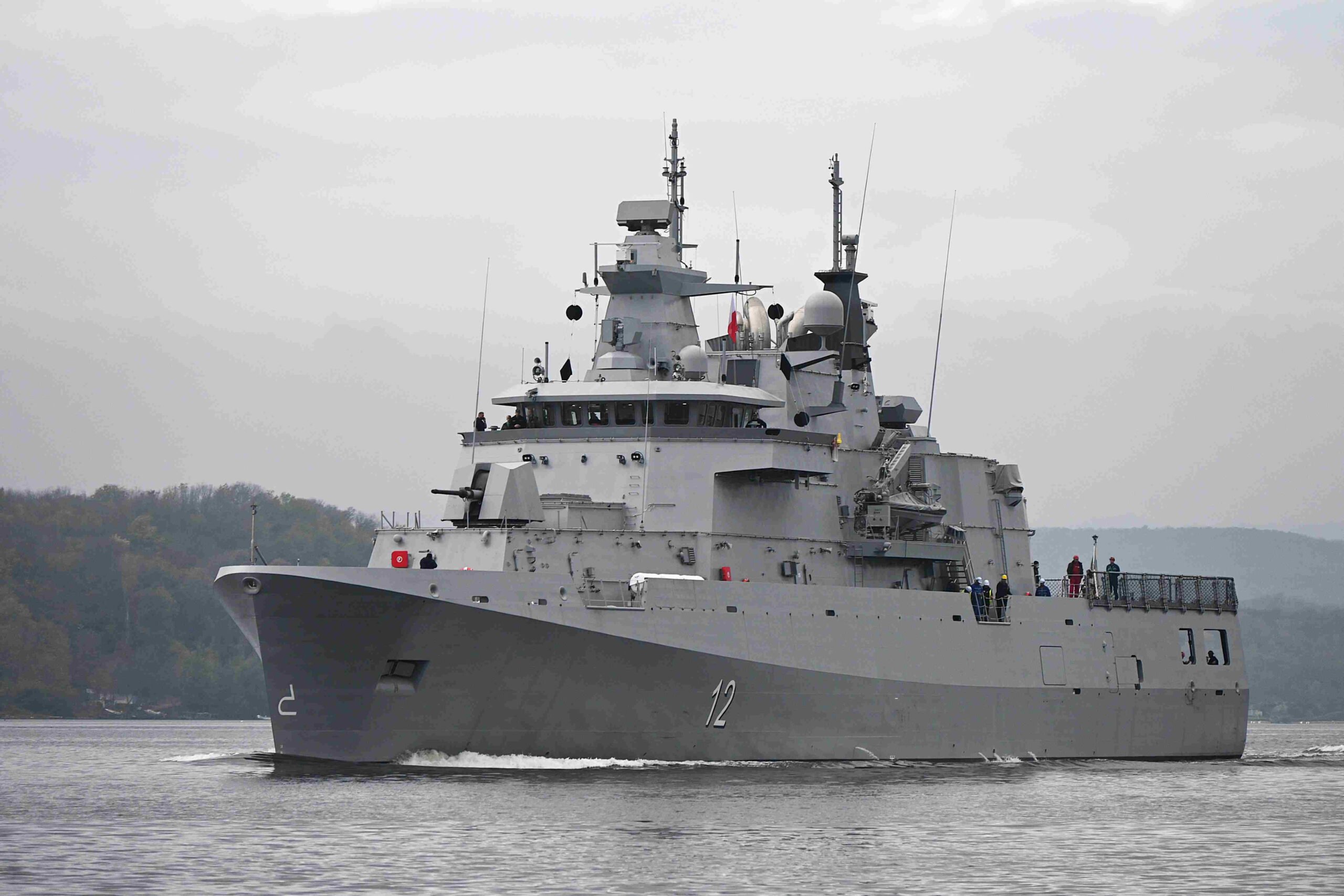 Naval Vessels Lürssen Initiates Sea Trials for Bulgaria's First Multipurpose Modular Patrol Vessel Hrabri