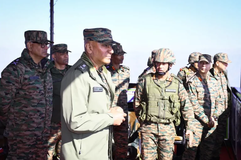 Lt Gen Pratik Sharma and Other Officers