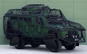UAE Defense Manufacturer Introduces Cable Mesh Cloak to Protect Armored Vehicles from Drone Attacks