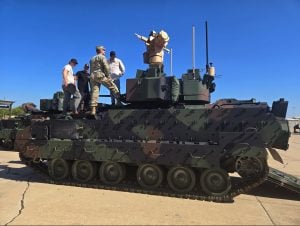 US Army Tests Autonomous Machine-Gun Counter-Drone System on Abrams and Bradley Vehicles