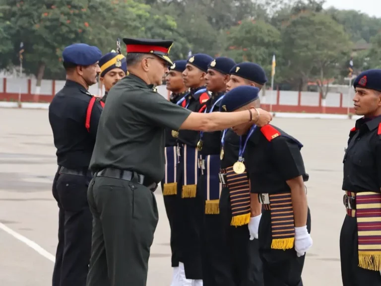 Brig Rohit Sethi Honoring Cadets