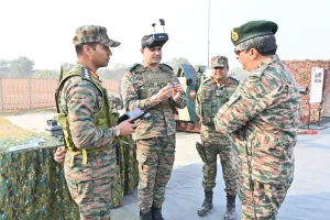 Lt Gen Rajesh Pushkar with Other Officers