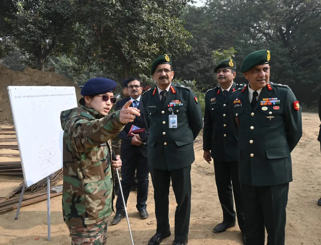Lt Gen GC Muralidharan Reviewing 1