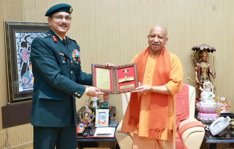 Maj Gen Kukreti and Yogi Ji