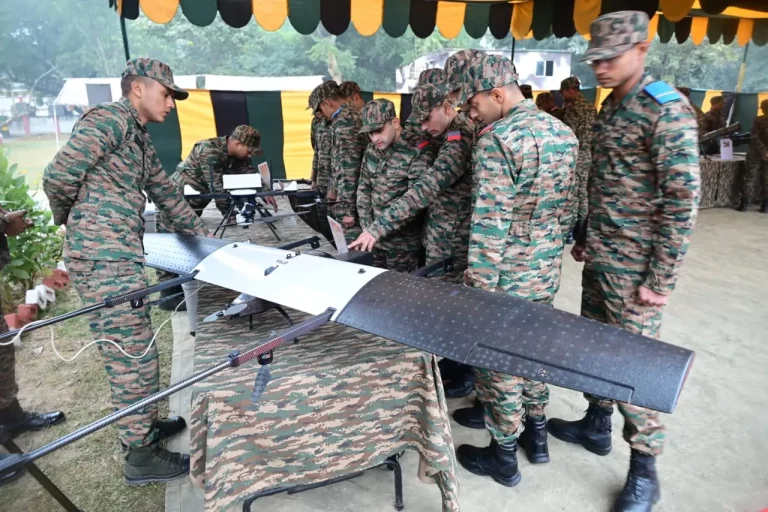 OTA Gaya Cadets Reviewing Drones