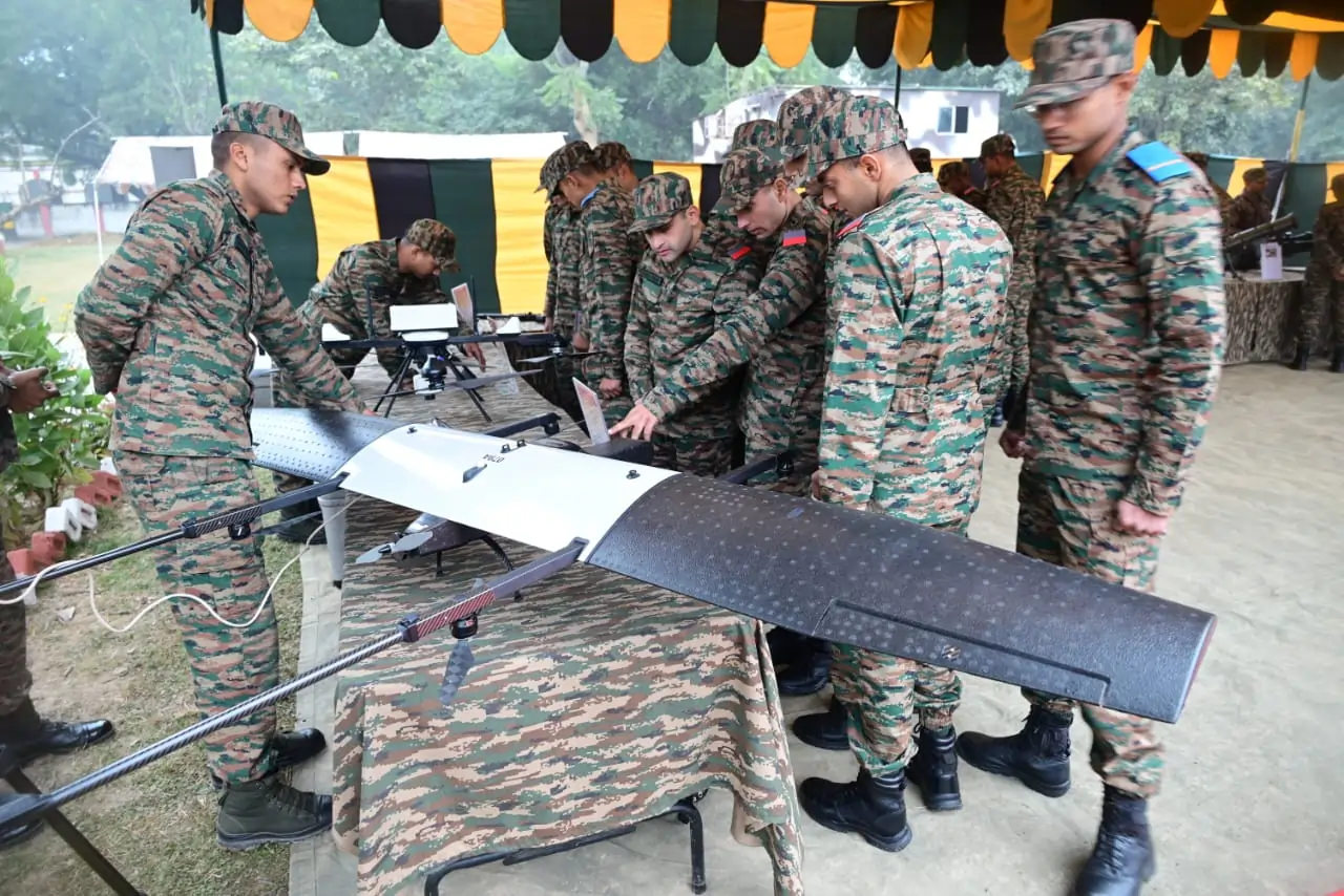 OTA Gaya Cadets Reviewing Drones