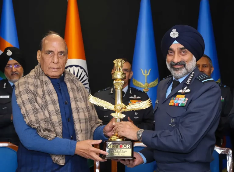 Air Chief Marshal AP Singh and Rajnath Singh