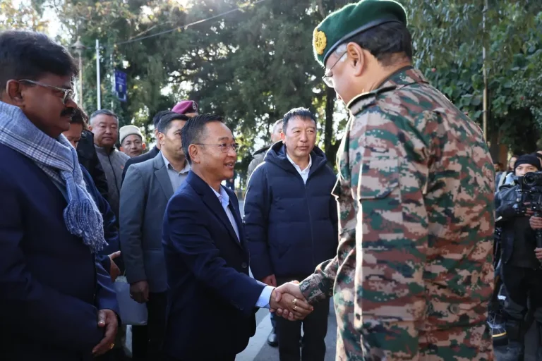 Officer Shaking Hands