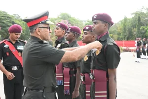 Officer with Cadets