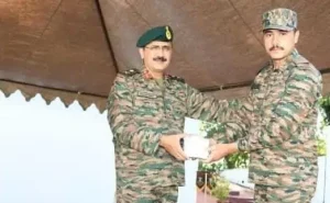 Officer Getting Award