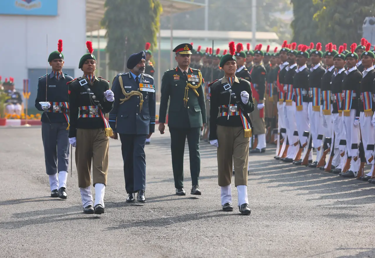 Air Chief Marshal AP Singh at NCC Camp