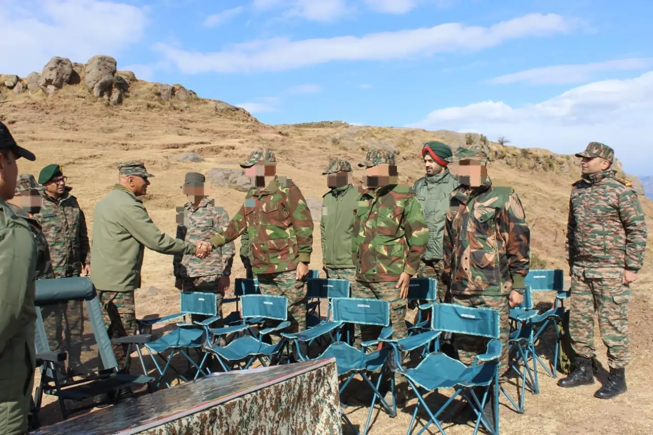 Lt Gen Pratik Sharma and Other Officers