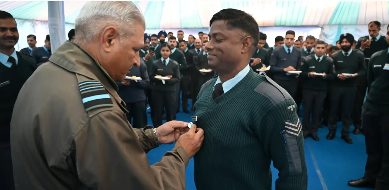 Officer Getting Commended