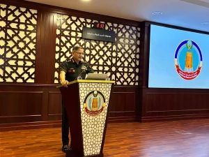 General Upendra Dwivedi Giving Lecture