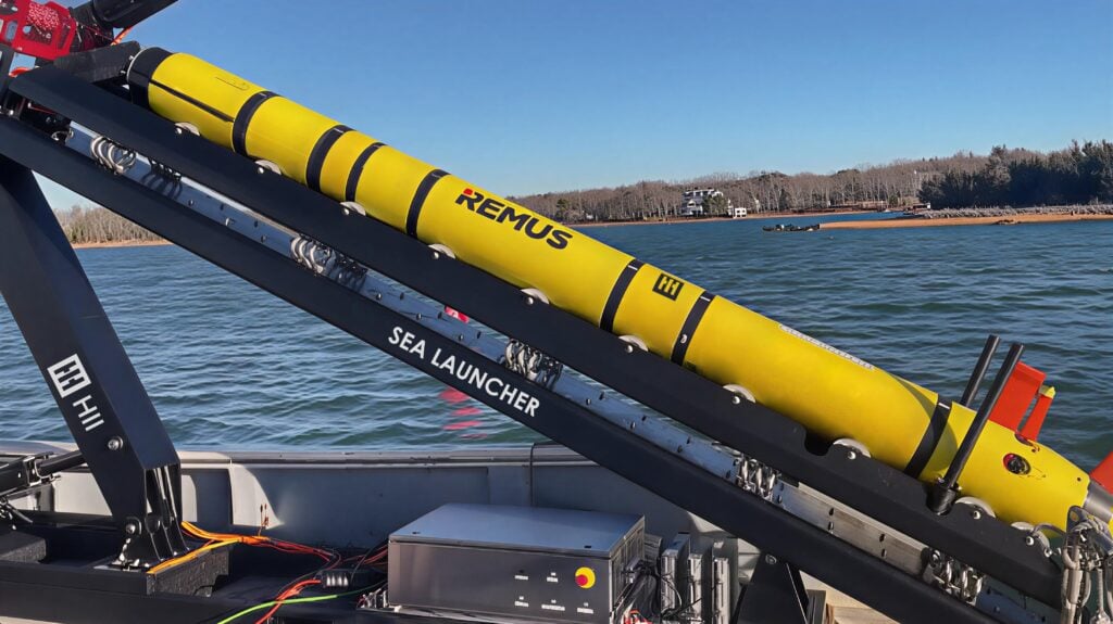 HII Introduces Sea Launcher for Autonomous Deployment of REMUS UUV