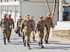 Lt Gen S Pendharkar and Other Officers
