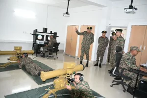 Lt Gen Sengupta Reviewing 1