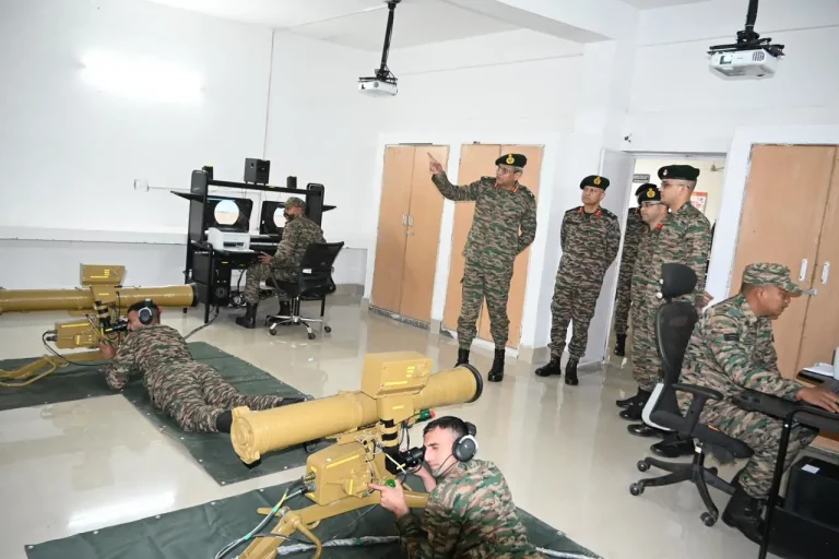 Lt Gen Sengupta Reviewing 1